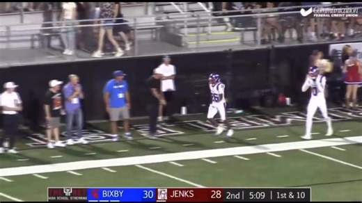 The Bixby (Bixby Spartan Football) Offense has been unstoppable. Spartans run away with a 66-35 win over Jenks. 🔥 RB Jayson Moll had 23 carries for 236 yards and 2 TD’s in the Win. 🫡 #OkPreps Bixby Spartans Athletics | KREFSports.tv