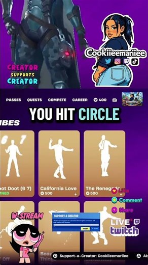 Support me as a creator, here’s how✨🩵 #supportacreator #twitchstreamer #supportacreatorcode #fypシ