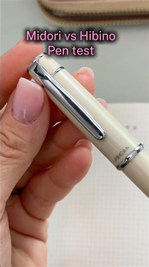 Pen Test: Midori A6 vs. Midori Hibino ✒️💥 #shorts