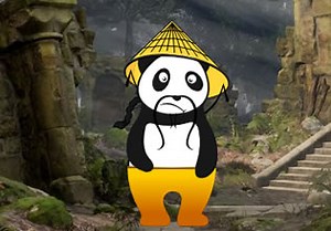 Japanese Panda Meets Buddy - Escape Fan