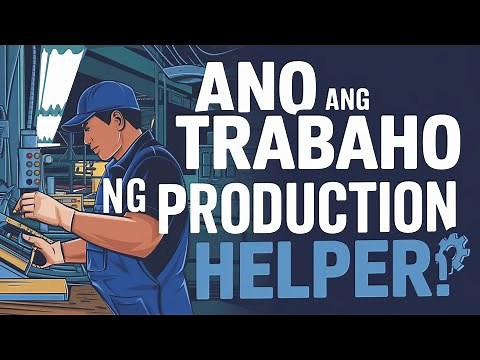 Ano ang Trabaho ng Production Helper? | Gaano Ito Kahalaga sa Pabrika?