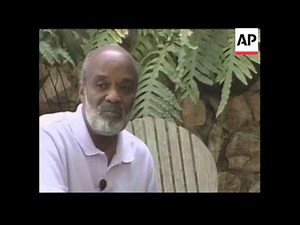 Interview with leading presidential candidate Rene Preval