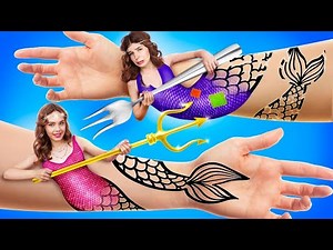 Best Pool Party with Mermaids | Rich Mermaid vs Poor Mermaid
