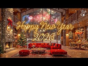 New Year's Eve Ambience with Happy New Year Song 🎉 New Years Countdown 2026, Fireworks to Relax 🎇