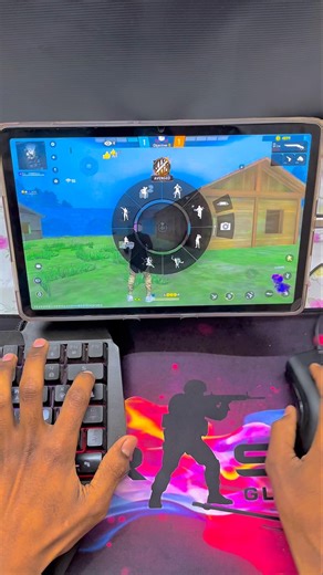 Pc❌mini mobile setup ✅Free Fire Gaming Keyboard|⌨️🖱📱Mix Pro Geek Gamer#freefire #mixpro #geekgamer