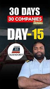 Day 15/30: Oldendorff ⚓🚢 | 30 Days 30 Companies series #merchantnavy #shippingcompany #shiplife
