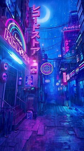 Andy Harbeck on Instagram: "ＲΞＣＯＲＤ ＳＴＯＲΞ - Excited to share my collaboration with @nvidiastudio using the RTX 4090 they kindly sent me to speed up my workflow and especially render times!! Check out my first in-depth tutorial on how I created this piece on the #NVIDIAStudio YouTube channel. In this five part tutorial I show how this piece is created from start to finish. Check out Part 1 now!! . . Follow @andyharbeck for more digital art synthesizing cyberpunk, synthwave, vaporwave, LoFi art sty