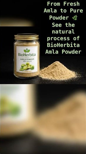 Amla Powder Making Process 🌿 | 100% Natural | BioHerbita #shorts #shortsfeed #ytshorts