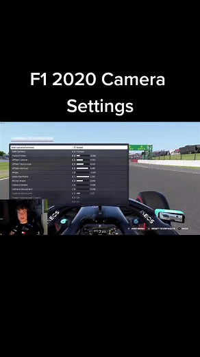 Optimizing Your F1 2020 Camera Settings for Realistic Racing | Jarno Opmeer