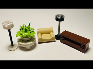 LEGO Furniture Ideas in Just 10 Pieces (Tutorial)