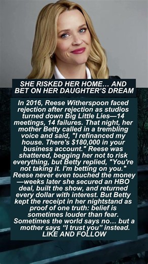 SHE RISKED HER HOME… AND BET ON HER DAUGHTER’S DREAM