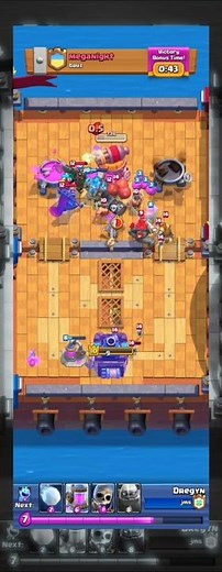 Nearly got both torrents with my EGolem Deck in Clash Royale.