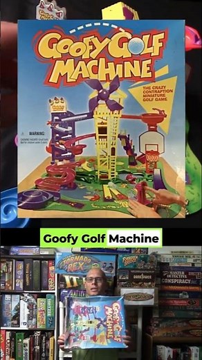 Goofy Golf Machine Board Game Review #vintagegames #retrogaming #retrogameroom #tabletopgames