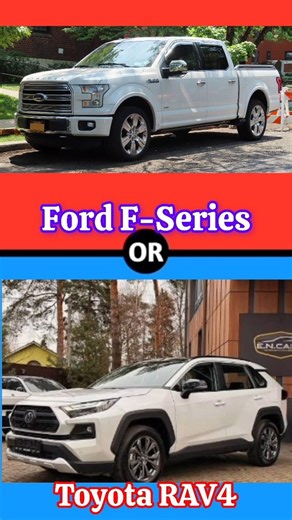 STOP! Choose Your Car 🇺🇸 🚗Ford F-Series vs Toyota RAV4