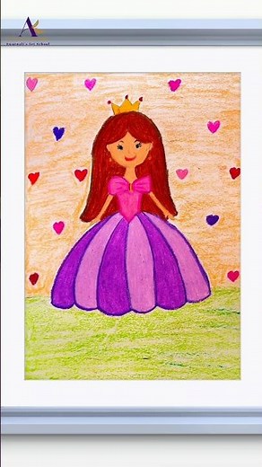 ✨ Princess Drawing | Easy Step-by-Step Sketch | Art Tutorial ✨