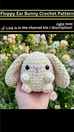 HOW TO CROCHET A CHUNKY BUNNY PLUSHIE | PREMIUM PRINTABLE PDF PATTERN