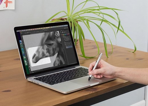 Inklet Lets You Use the New Macbook Touchpad as a Pen Tablet for Editing