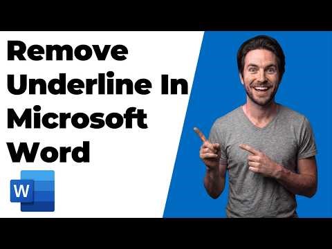 How To Remove Underline In Microsoft Word (Quick Easy Guide)
