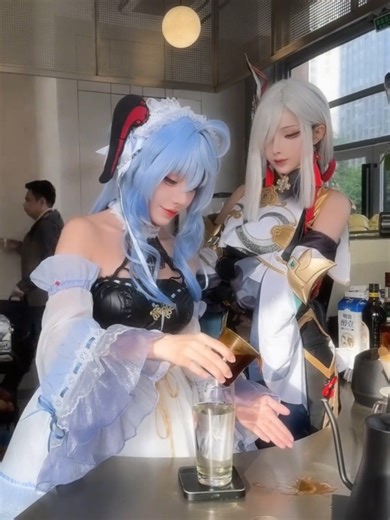 148K views · 4K reactions | Shenhe & Ganyu Cosplay #ganyu #shenhe #ganyucosplay #shenhecosplay #cosplay #genshin #genshinimpact #genshinimpactcosplay #申鹤 #甘雨 #原神 | Wetrose | Facebook