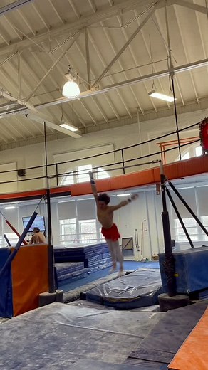 High bar is fun 🙃 #fyp #gymnastics #fail #gymnasticsfail #athlete #viral