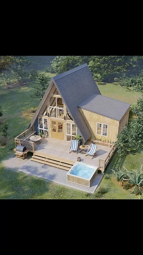 A Frame House - MTD27 #aframe #aframecabin #aframehouse #smallhouse #tinyhouse #tinyhome #house