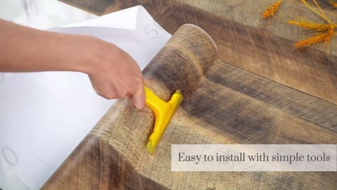 WESTICK Light Wood Contact Paper Peel and Stick Countertops Waterproof Kitchen Countertop Peel and Stick Wood Wallpaper Self Adhesive Wood Grain Contact Paper for Countertops Cabinets 15.75" x 394"