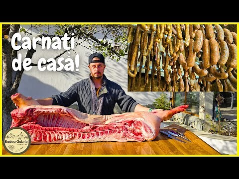 Reteta de CARNATI DE CASA traditionali | Carnati de porc cu vita