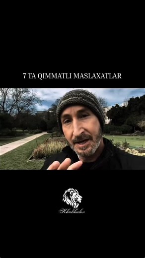𝐊𝐇𝐀𝐋𝐈𝐊𝐔𝐋𝐎𝐕 𝐌𝐄𝐃𝐈𝐀 | 7 ta qimmatli maslaxatlar Manba: tt: janardan.mindset Dublyaj: @kapone_zz | Instagram