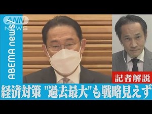 55.7兆円の経済対策 “過去最大”も成長戦略見えず【記者解説】(2021年11月20日)