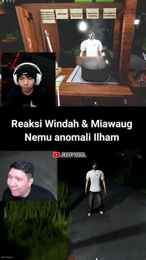 Reaksi Windah dan Miawaug nemu Anomali ilham | Roblox mie ayam Sidoarjo