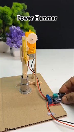 Electric hammer mechanism with Dcmotor #DIY #Tech #dcmotor #experiment #youtubeshorts . . If you enjoyed our videos please subscribe us and like our videos to support us🤗 . . . . DC motor experiment for beginners, Simple DC motor project tutorial, How to build a DC motor from scratch, Understanding DC motor principles, DC motor basics explained, DIY DC motor project ideas, DC motor speed control experiment, Arduino DC motor project tutorial, Building a small DC motor, Exploring DC motor applica