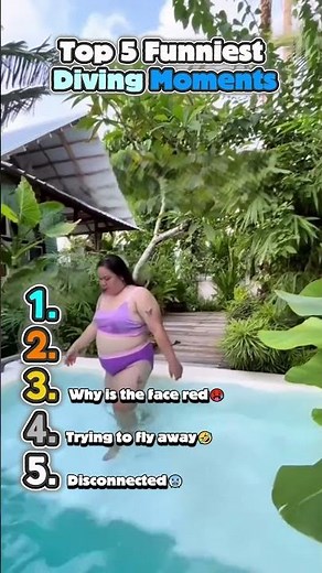 Top 5 Funniest Diving Moments #funnymoments