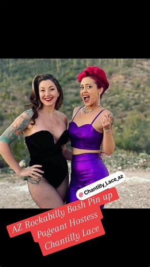 Chantilly Lace! AZ Rockabilly Bash Pin Up Pageant Hostess On stage at the 15th Annual AZ Rockabilly Bash Arizona's largest Kustom Kulture and Rockabilly Music Festival March 27th and 28th at Pleasant Harbor RV Resort 8708 W Harbor Blvd Peoria AZ 85383 Two days of Hot Rods, classics, camping, vendors, burn outs, awards, pin up pageant, artists, and LIVE music on stage featuring Reverend Horton Heat Hillbilly Casino Jane Rose and the Deadend Boys Lady Luck Lexy and her All Star Band Krank Daddies 