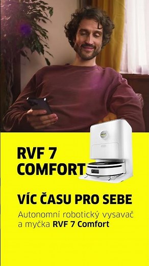 Robotické vysavače a podlahové myčky Kärcher. Více času pro sebe!