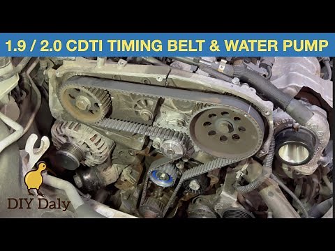 Vauxhall / Opel 2.0 CDTI Timing belt and water pump replacement Insignia