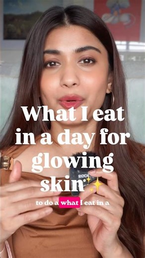 What I eat for glowing skin ✨
