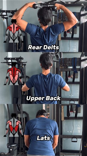 This ONE Cable Pull Trains Rear Delts, Upper Back & Lats ⚠️ #shorts