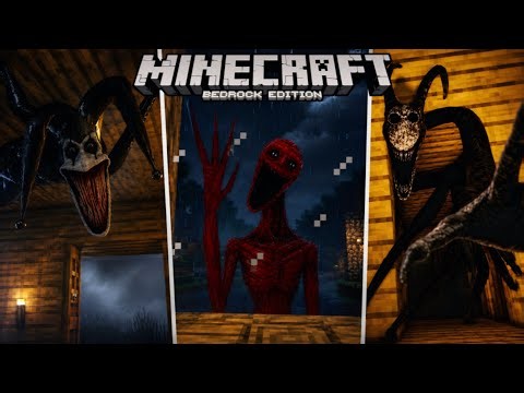 5 New Minecraft Horror Addons For BEDROCK/POCKET EDITION | Minecraft Horror Mods For Bedrock / MCPE