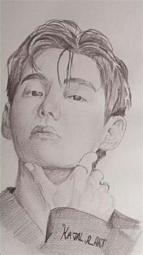 how to draw V | BTS V easy drawing step by step #btsv #btsdrawingv ,#kimtaehyung #drawingtutorial