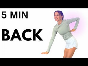 Tone Your Back in just 5 Minutes at Home - Small Space Workout