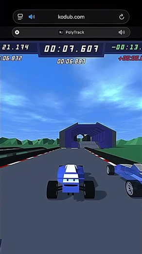 Under top 10k in polytrack in 4 tries 💀 #polytrack #edit #shorts #gaming