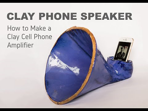 How to Make a Cell Phone Amplifier With Clay