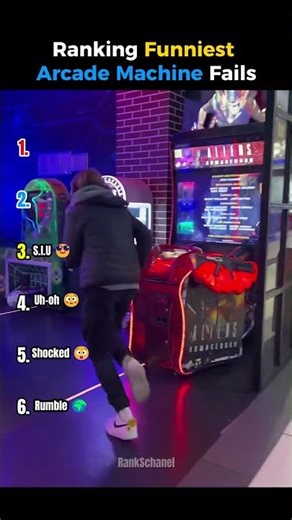 Ranking funniest Arcade Machine Fails 🤣
