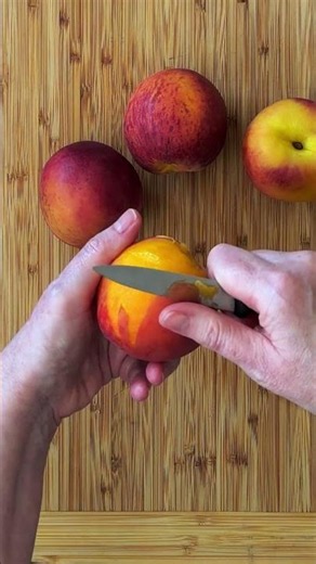 Bourbon poached peaches
