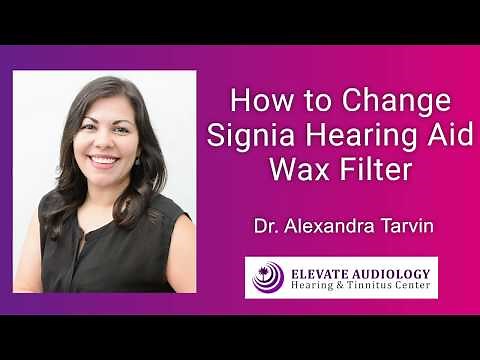 How to Replace a Signia Hearing Aid Wax Filter