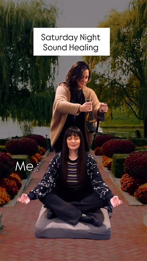 Our version of Saturday night sound healing 🤣 | Bloom