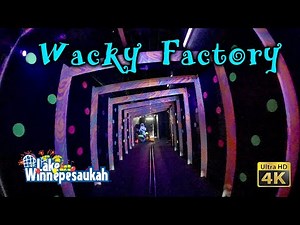 Wacky Factory On Ride Low Light 4K POV Lake Winnie Lake Winnepesaukah Amusement Park 2023 06 17