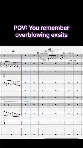 overblowing woodwinds [Day 8 of 365]