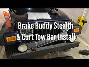 Brake Buddy Stealth & Curt Tow Bar Install - 2000 Jeep Wrangler TJ