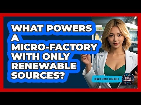What Powers A Micro-factory With Only Renewable Sources? - How It Comes Together